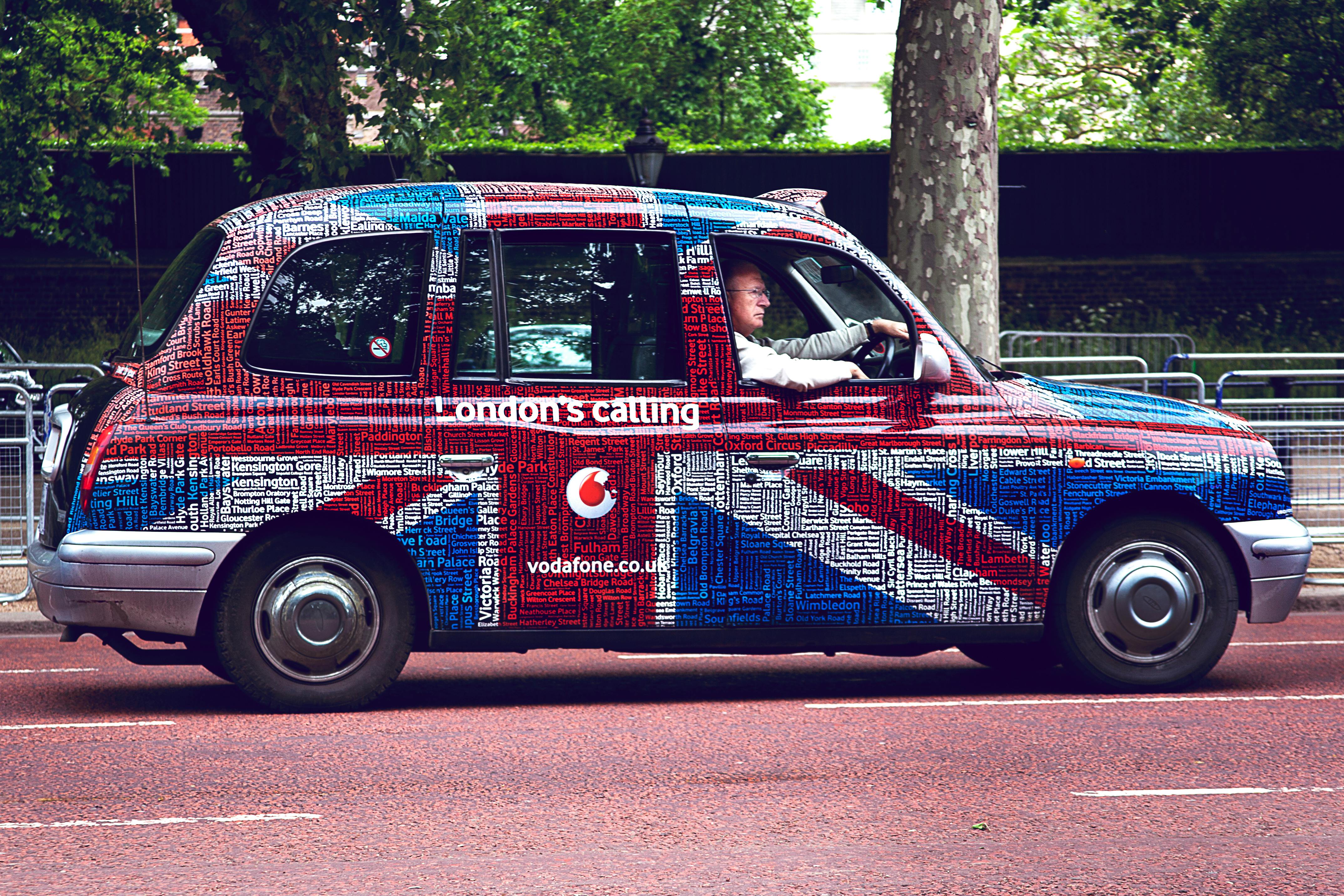 Union Jack on car